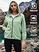 PITINAN Womens Rain Jackets Waterproof with Hood Lightweight Windbreaker Raincoat For Women Outdoor Raincoat With Pockets Green XL