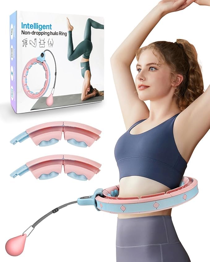 Victoper 12 + 4 Abnehmbaren und Verstellbaren Smart Hula hoopHula Hoop...