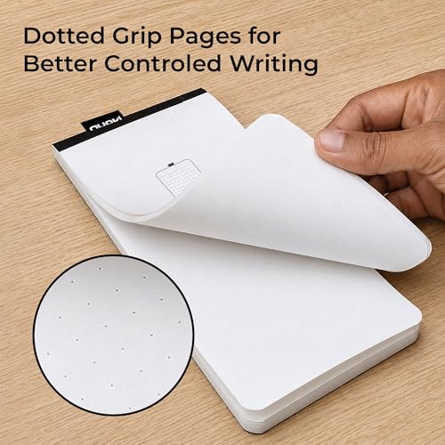 Image of Jotter Slim Notepad | 180 x 90mm - 60 Sheets | 100 GSM Dotted Grip Tear-off Pages | Ideal for Daily Appointments, Reminders, Office & Home Use