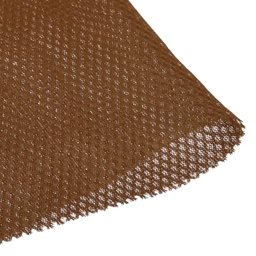 uxcell Brown Speaker Mesh Grill Cloth (not Cane Webbing) Stereo Box Fabric Dustproof Cloth 50cm x...