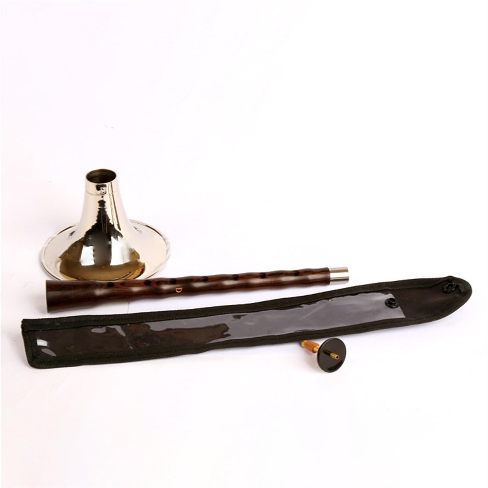 Suona Instrument Black Sandalwood D Key Suona Beginner Adult Chinese Traditional Wind Instrument
