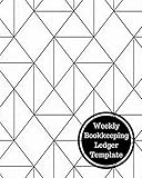 Weekly Bookkeeping Ledger Template: Weekly Bookkeeping Record