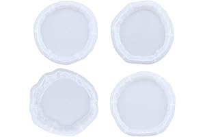 4-piece Unique Agate Geode Resin Molds for Creative Epoxy Casting