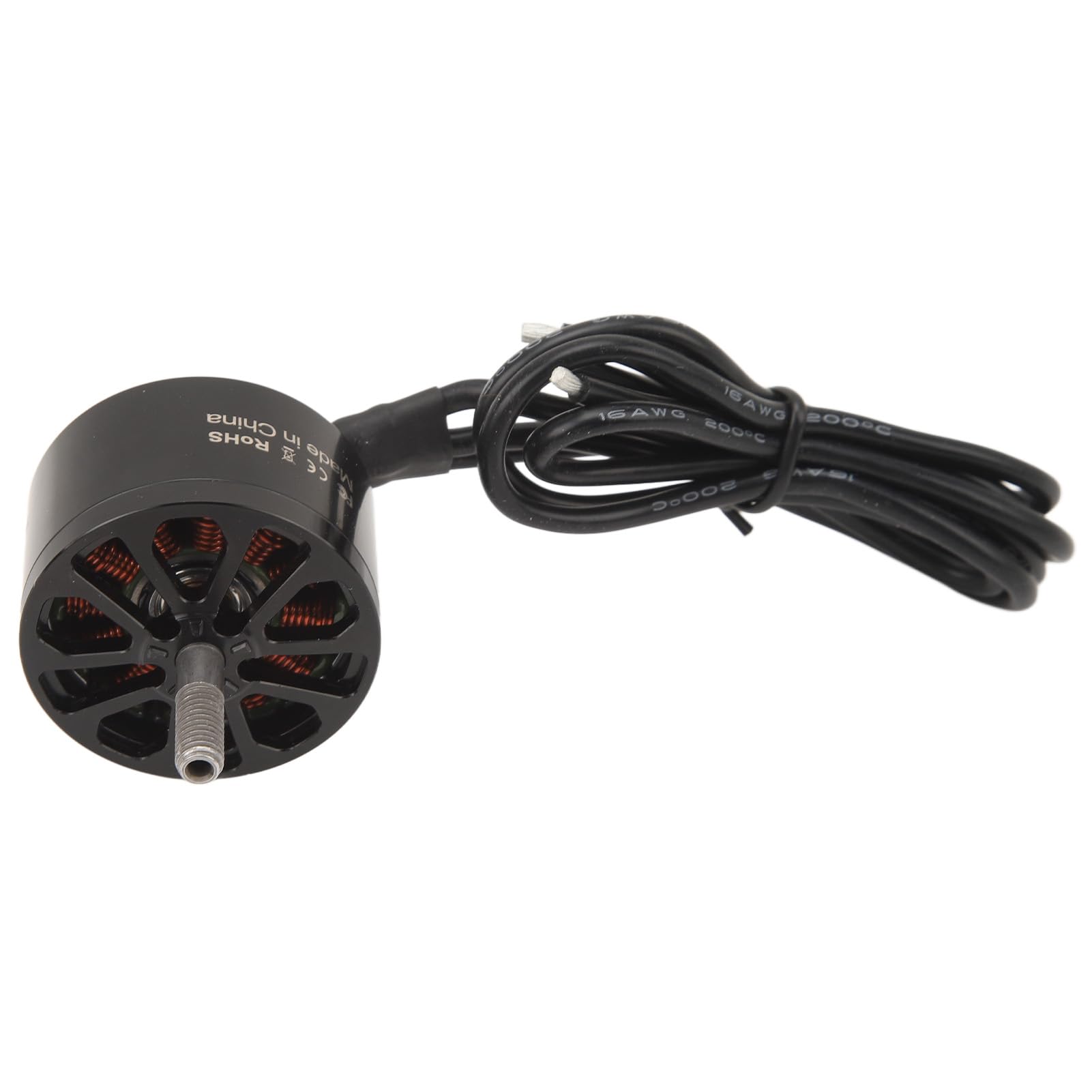 BROLEO Motore brushless per drone, rotore bilanciato preciso ad alta reattività cuscinetto di smorzamento anti pressione Motore brushless FPV CNC 6061 Alloggiamento in alluminio per 80A ESC