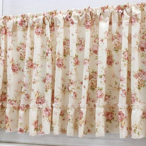 Cortina de café corta y translúcida para ventanas de baño o puertas de paso 3
