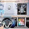 Car Radio for Ford Edge 2011 2012 2013 2014 with Wireless Carplay & Android Auto Head Unit | 12.1 inch 1280*800P Touch Screen Android Car Stereo Receiver with GPS | Backup Camera | Bluetooth/SWC/FM/AM