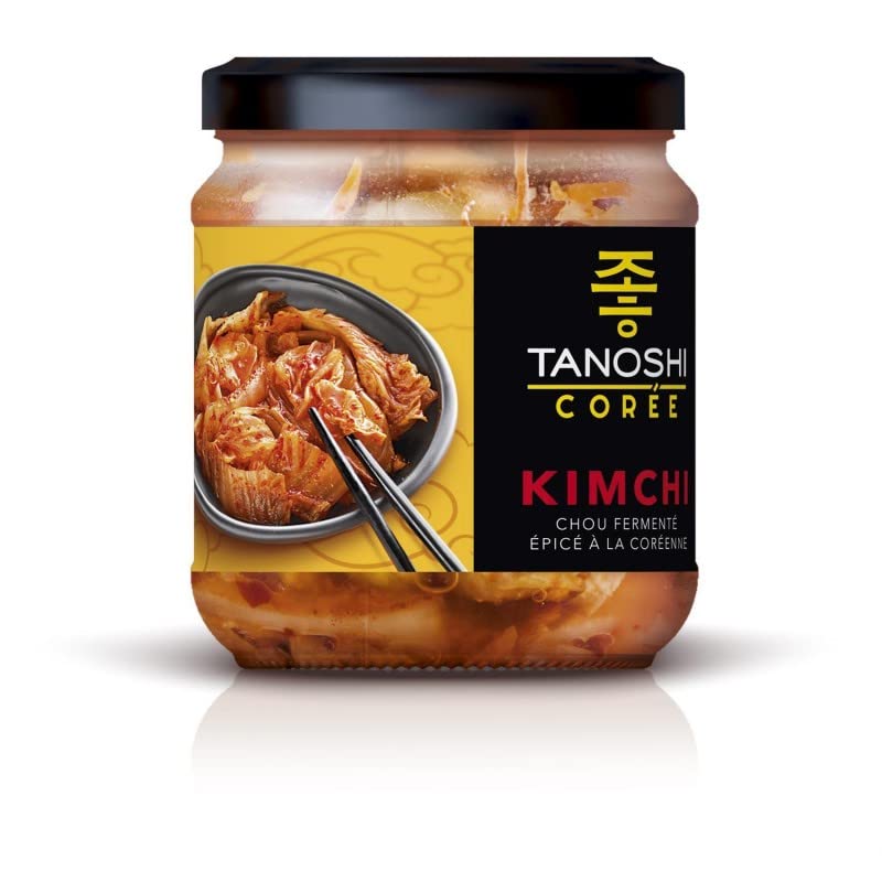 Délice Epicé d'Asie : Kimchi Tanoshi 330g Bio - Fermentation Traditionnelle - Épicerie Fine Aux Saveurs Exotiques - Le Lot De 3
