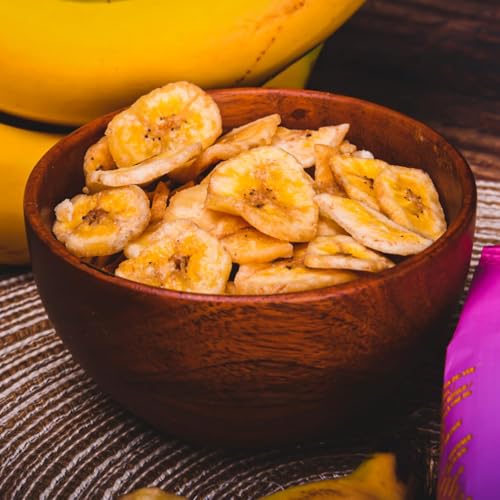 nut&me Süße Bananenchips | Idealer Snack Getrocknete und gesüßte Bananenscheiben | Köstlich | Laktosefrei | Glutenfrei | Vegan