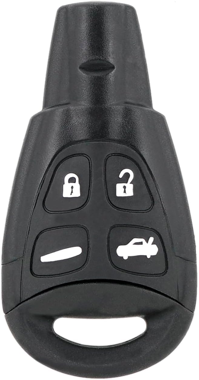 MSKEYZ - Llavero remoto de repuesto para SAAB 93 2003 2004 2005 2006 2007 SAAB 9-3 llavero SAAB 93 FCCID: LTQSAAM433TX con llavero (433 MHz WT47T)