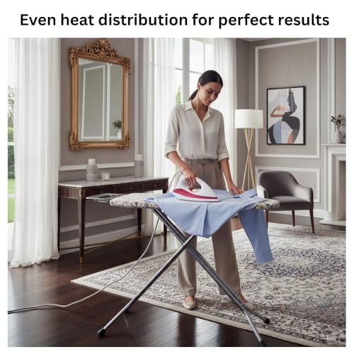 Image of Phuket Dry Iron 1000 watts | Premium Press | Electric iron for clothes | Anti Bacterial German Coating Technology | Powerful Heating | Perfect for gifting | Premium Iron | Red