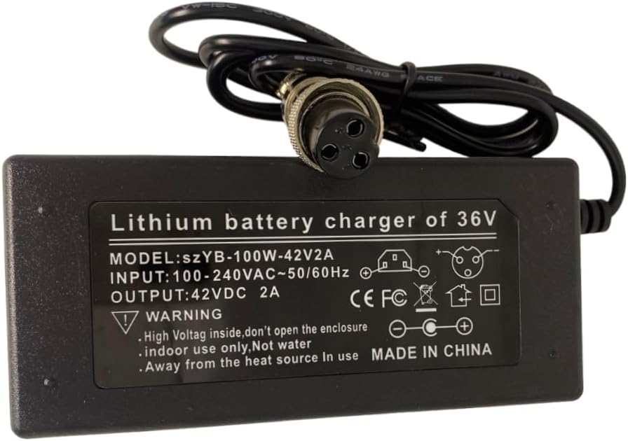 WOLF pihot® 36W Electric Scooter Battery Charger for Razor E100 E200