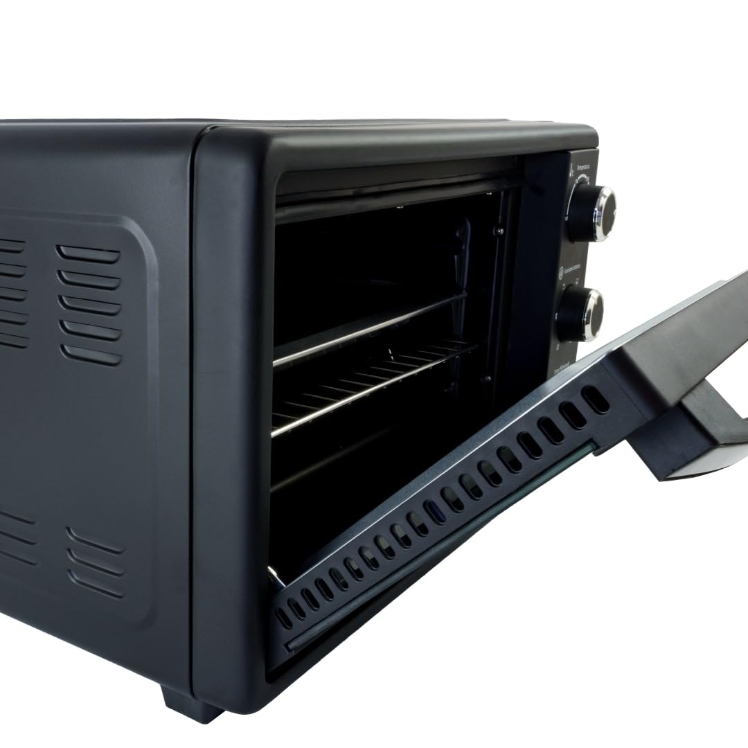 Forno Elettrico Ventilato 28 Litri 1500W Acciaio Inox Lavastoviglie Timer 90 min FOK2812