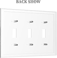 Vista 472 de Vista de ventana, isla tropical, playa, palmeras, cielo soleado, cubierta de interruptor de luz de palanca individual, placa decorativa de pared