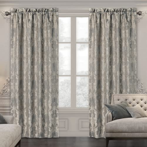 Loom and Mill Luxury Damask Curtains