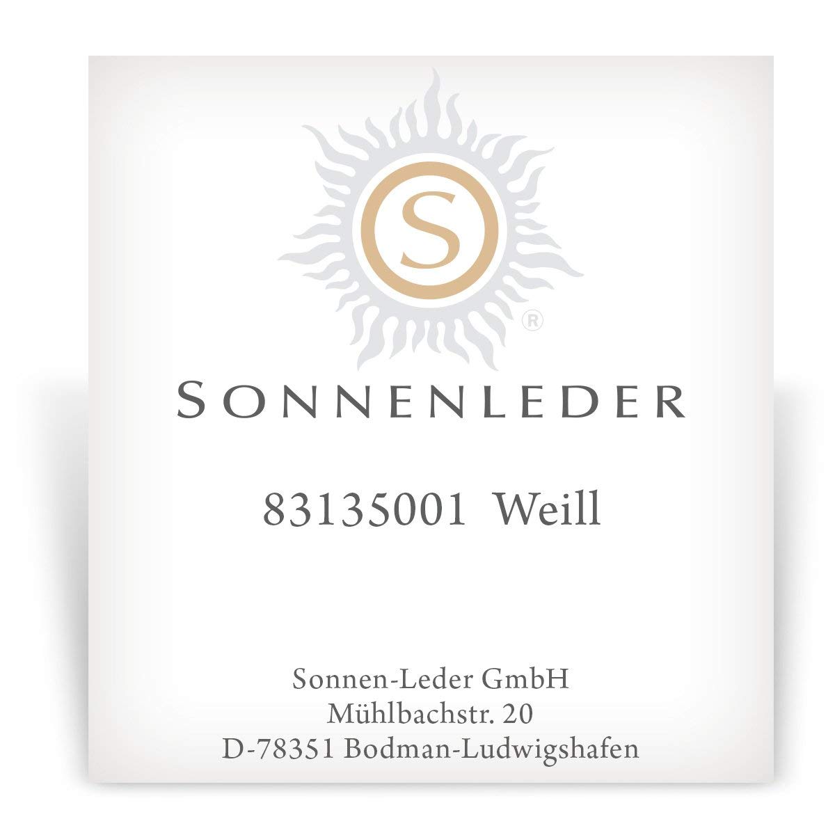 SONNENLEDER Banktasche 'WEILL' – Echtes Leder, Made In Germany, Schwarz