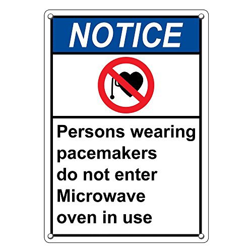 Amazon.com: Weatherproof Plastic Vertical ANSI Notice Persons Wearing ...