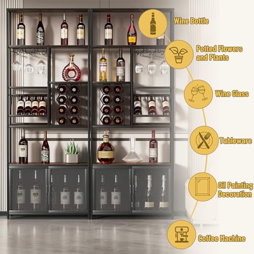 Soporte industrial para botellas de vino de 82.7 pulgadas miniatura 7