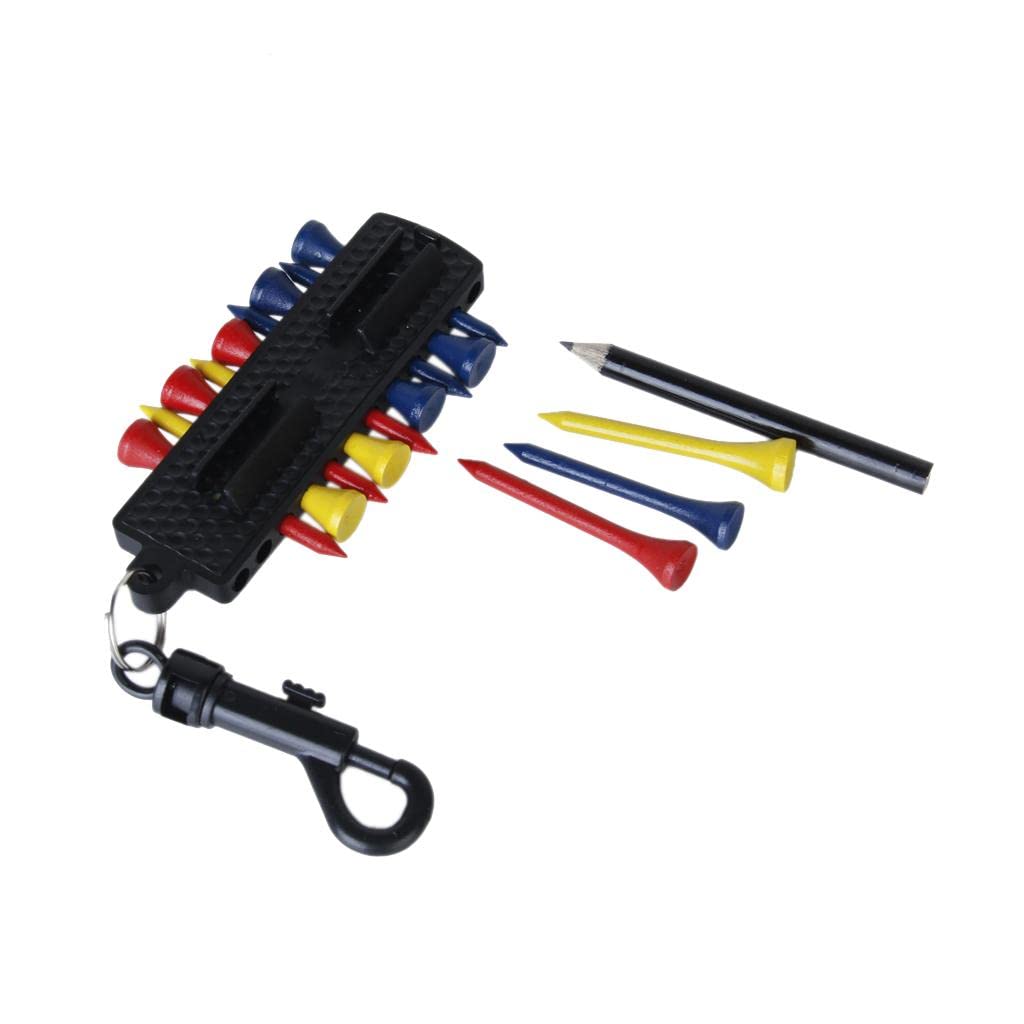 Amazon | セット 12pcsゴルフティー＋ボールマーカー ＋ゴルフ鉛筆 ＋