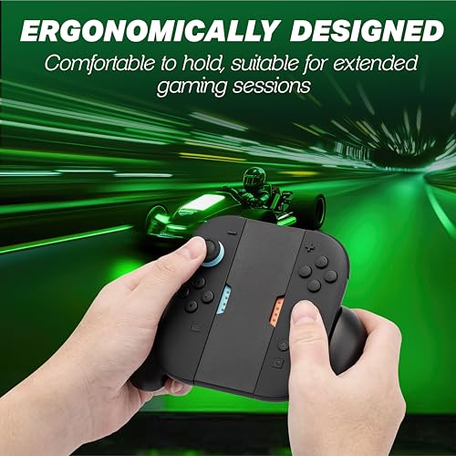 Image of NiTHO Joy-Con Grip for Switch 2, Ergonomic Gamepad Handheld Grip Compatible with Switch 2 Joy-Cons, Clip & Play Grip Handle Attachment Accessories for Switch 2