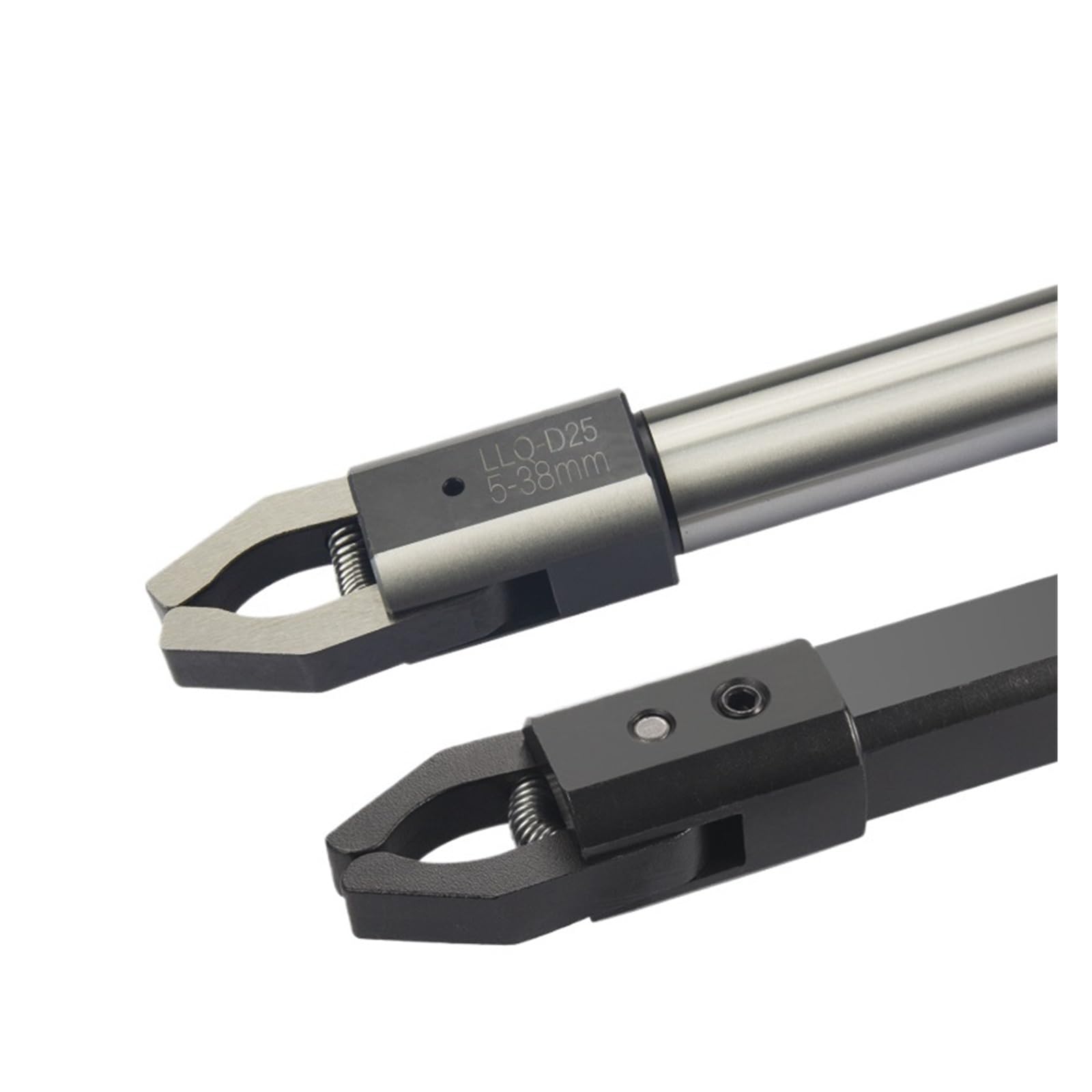 Hardened Lathe Bar Puller， CNC Lathe Automatic Bar Puller 2 Claws Square/Round Handle LLQ-W16-32 LLQ-D20-32(LLQ-D20)