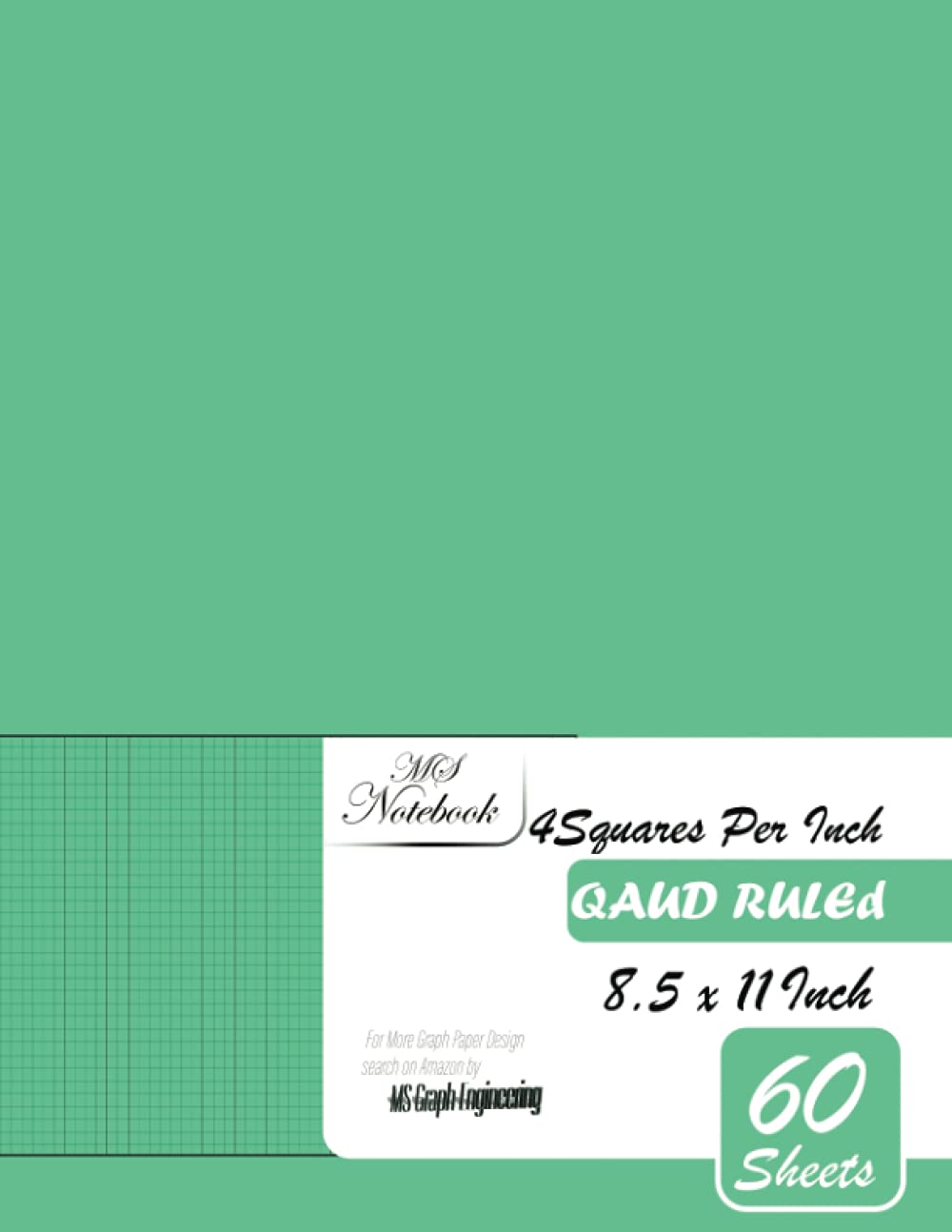 Buy Graph Paper Graph Paper 8.5 x 11 , MS Quad Ruled ,4 Squares per
