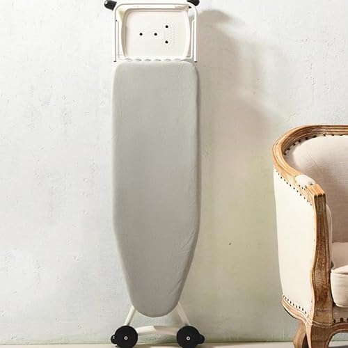 KADEUX Funda de repuesto de algodón para tabla de planchar, resistente a las quemaduras, cubierta de tabla de planchar de 15 x 48 pulgadas, tamaño