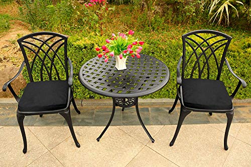 Homeology-OSHOWA-Set-da-bistrot-in-alluminio-pressofuso-resistente-alle-intemperie-colore-Nero