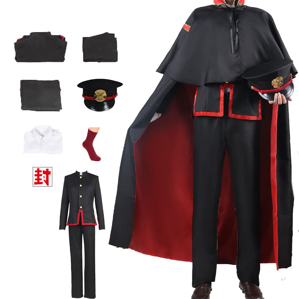 TFRVMAHanako Kun Cosplay Costume Hanako Kun Cosplay Outfit Full Set Halloween With Hat