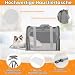 Transporttasche Katze und Hund, 45x30x30 cm Transportbox Katze, Katzentransporttasche Faltbar und Atmungsaktiv, Autoreise Transportbox für Katze und Mittelgroße Hund