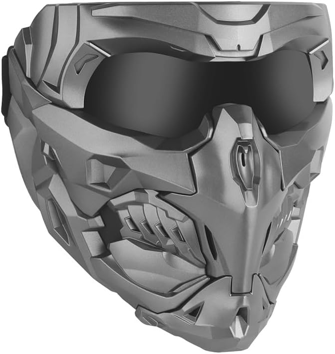 Tactical Halloween Cosplay Skull Mask Paintball Airsoft hooting Face Protection Gear