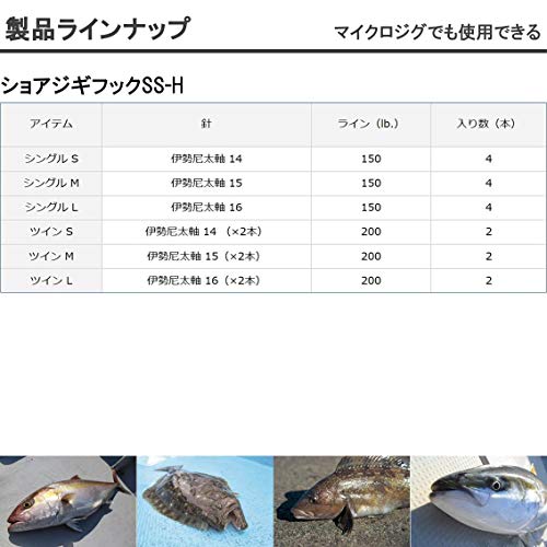 ダイワ(Daiwa) ショアジギング用フックSS-H ツイン M 釣り針 5枚目