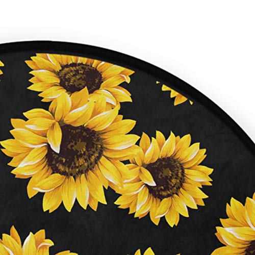Senya G51861235P339C376S702 Round Area Rug Non-Slip Large Circle Rugs 3-Feet Diameter thumb #3