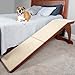 PetSafe CozyUp Bed Ramp - Supports Pets Back & Joints - High Traction Carpet Surface - Furniture-Grade Wood - Cherry or White Finish - Heavy Duty Bed Access Ramp - Cherry