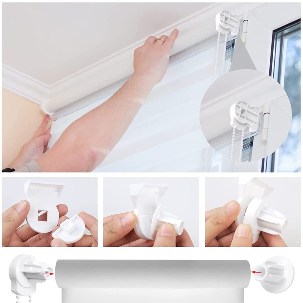 Kit Di Riparazione Per Tende A Rullo - Meccanismo Da 32 Mm, Catena E Staffa In Metallo Carico Massimo~p141538608 - Foto 10