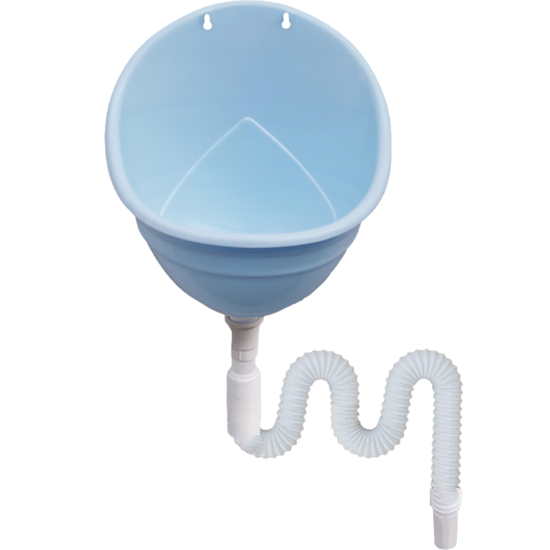 Wasserloses Urinal für Männer, spritzwassergeschütztes Urinal 12x14 mit 59-Schlauch, robuster, verstopfungshemmender, selbstklebender Aufhänger/Nagel, Herrentoilette für drinnen und draußen, Hin