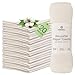 Reusable Unpaper Towels Washable - Bamboo Nature Friendly Paper Towels Organic Cotton - Thick, Strong, Paperless Kitchen Roll - Reusable Napkins - Zero Waste - 20 Pack