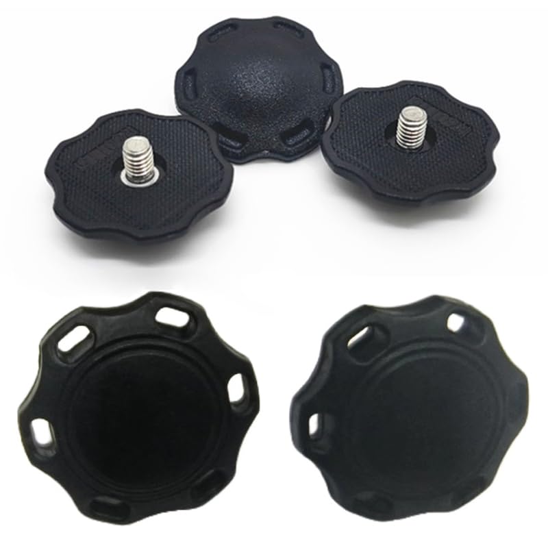 ThtRht 3 Pack Football Visor Clips Screw Replacement Football Eye Shield Thumb Screws Fastener Thumbscrew Knobs for Adult and Youth Football Helmets Visor Universal Repair Kit Spare Parts