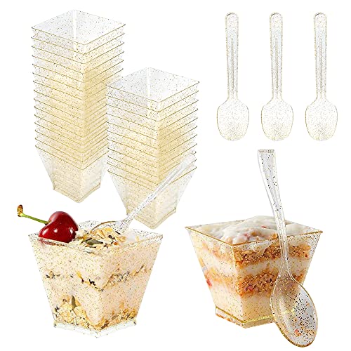 LYLIDIA Bicchieri da Cocktail Plastica 30 Pezzi Bicchieri di Plastica