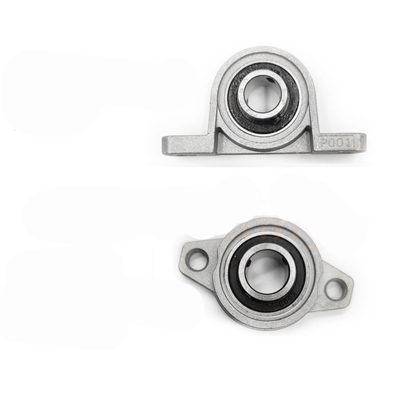 QRJAZHNTP KFL08 KP08 KFL000 KP000 KFL001 KP001 Bearing Shaft Support Spherical Roller Zinc Alloy Mounted Bearings Pillow Block Housing(KP001 12mm)