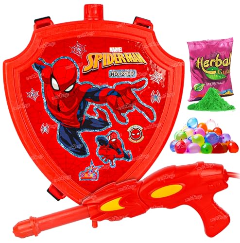 Image of Zest 4 Toyz Holi Pichkari Water Gun for Kids Back Holding Water Tank 2.1 LTR. Holi Water Gun with 1 Pkt Holi Color and 100 Balloons for Holi Celebration - Boys and Girls (Diamond Tank)