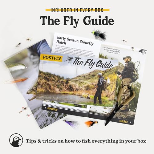 Image of Postfly Trout Fly Fishing Kit, Premium Flies for Rainbow Trout, Brown Trout and Brook Trout