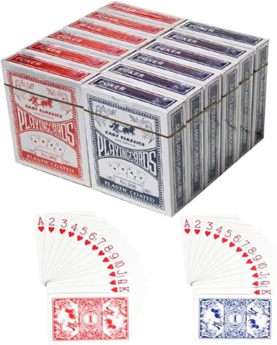 2 oder 12 Poker-Karten, Ramino, französische Karte, Maßstab 40, Machiavelli, Texas Holdem Poker, Canasta, Blackjack, Burraco, Pinnacolo N988 Classic (2) – Bild 3