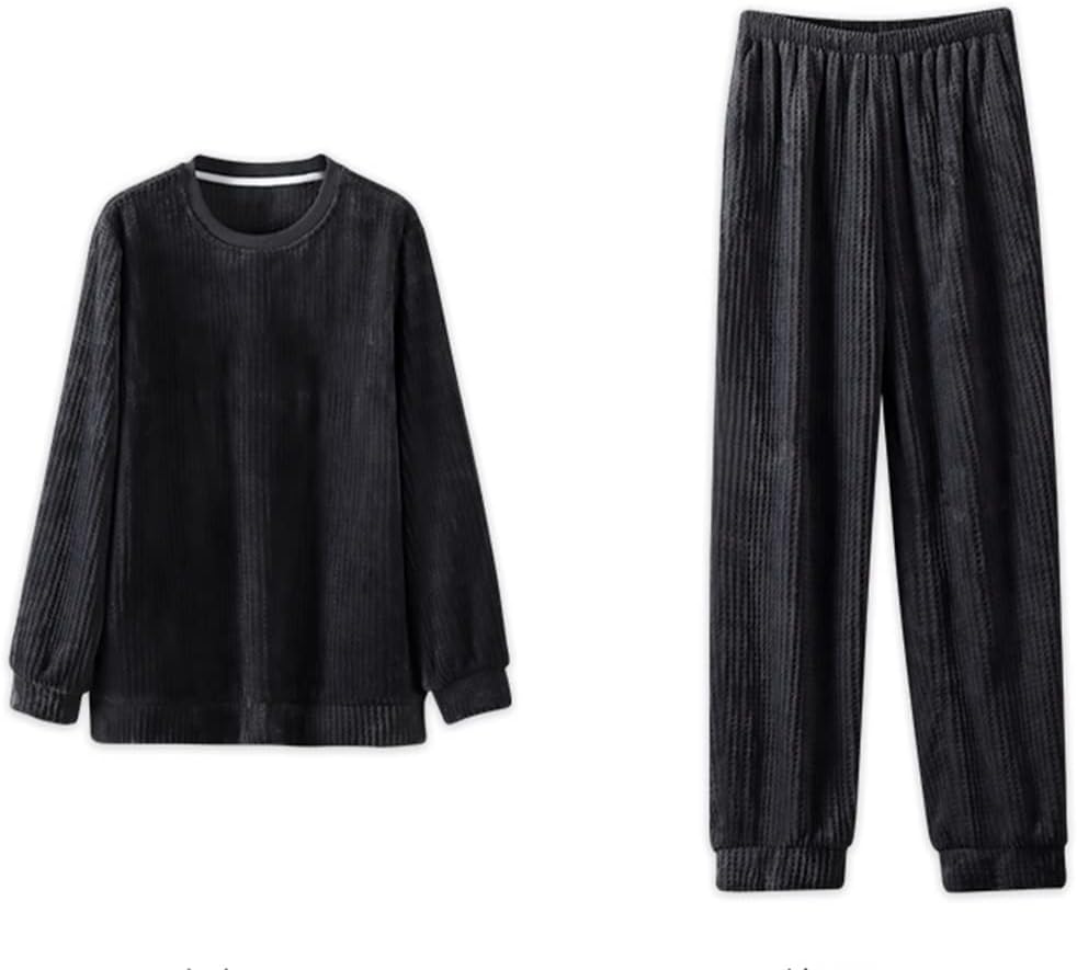 Thickened and Velvet Men's Autumn and Winter Flannel Models Can Be Worn As Home Clothes