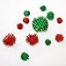 Crafters Square Holiday Craft Tinsel Sparkle Pom-Poms 80ct Pack