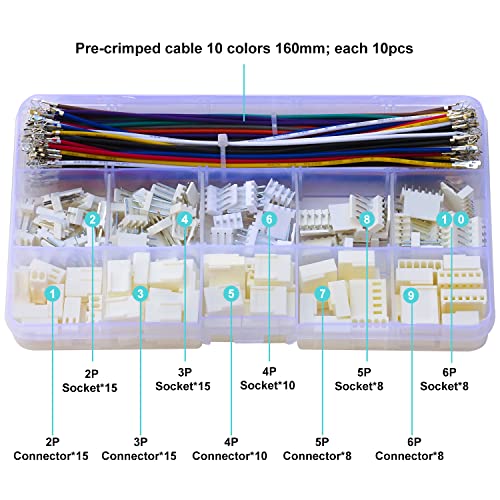 Conector KK paso 2.5mm con cables pre-crimpados 22AWG miniatura 2