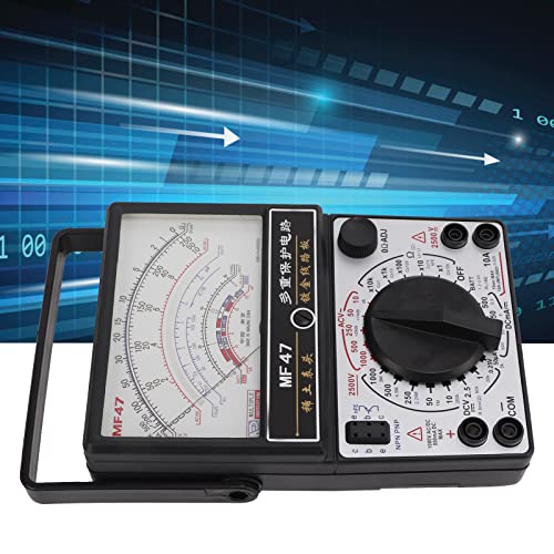 MF47 Multirange Analog Voltmeter, Internal Magnetic Pointer Type Multimeter High Accuracy Analog Multimeter Voltmeter multimeter for Industry Analog multimeters