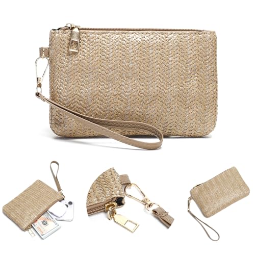 Beach Straw Bags for Women, Summer Travel Bag Woven Straw Purse, Handmade Clutch Beach Tote Bag Shoulder Handbags4