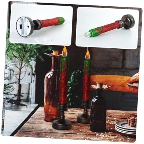 Velas decorativas para bodas Toddmomy de larga duración para mesas de fiestas de Navidad 4