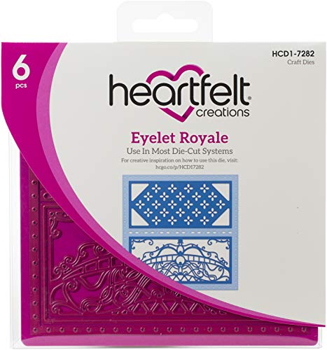 Matrices de découpe Œillet Royale RYL Heartfelt Creations pour réussir vos motifs de dentelle
