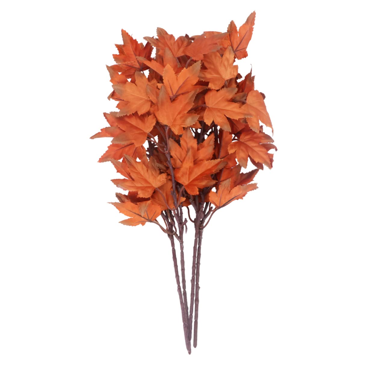 ABOOFAN 20stücke Teiliges Künstlicher Ahornblätter Aus Seidenstoff Realistische Herbstdekoration Für Tisch Und Vase Für Erntedankfest Und Herbstliche Feierlichkeiten